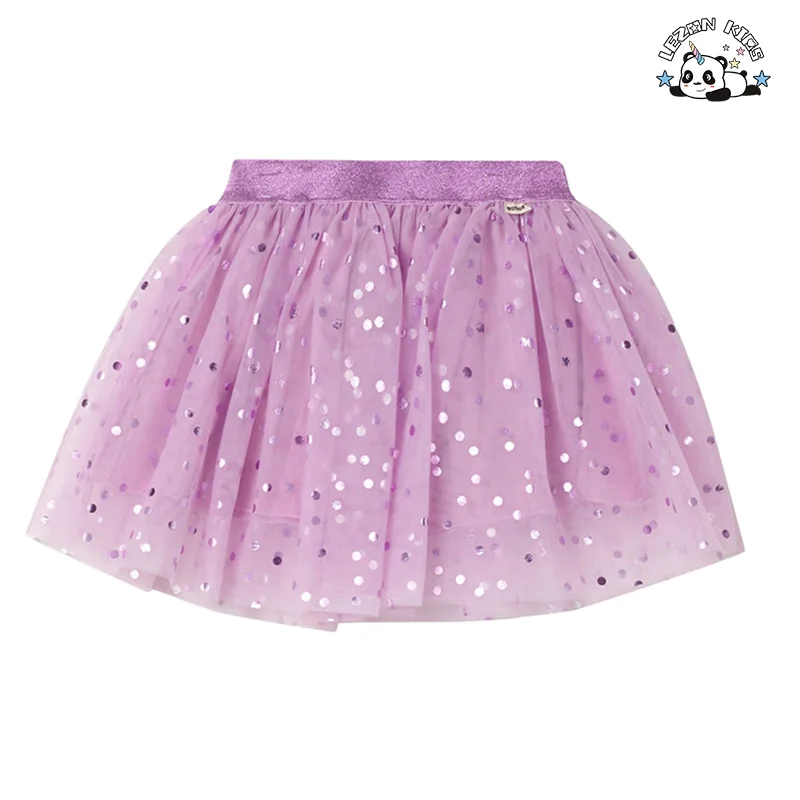LEZONKIDS - Wholesale Kids Princess Foil Printed Tulle Ballet Dress Children's Tulle Skirt For Girls